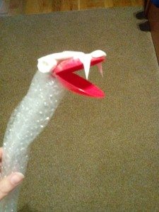 hacer una serpiente paso a paso