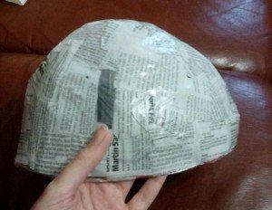 como hacer casco para disfraz