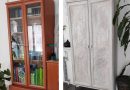 Convertir una vieja vitrina en un mueble de diseño